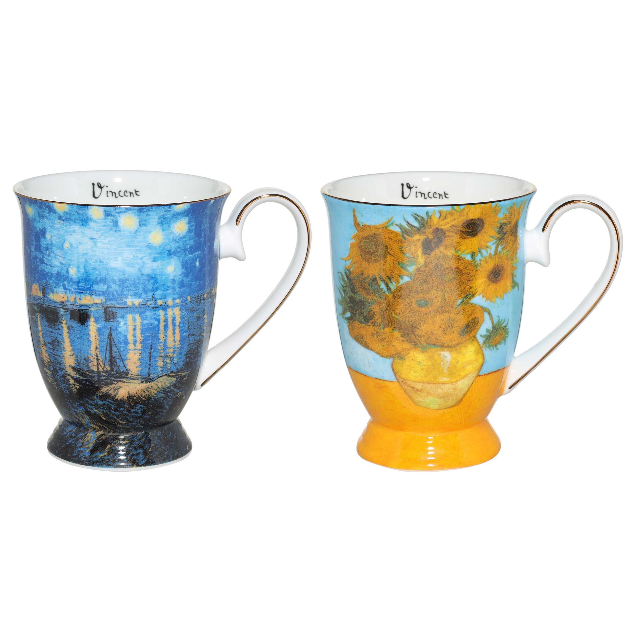 

Кружка, 280 мл, 2 шт, фарфор F, Van Gogh, Art