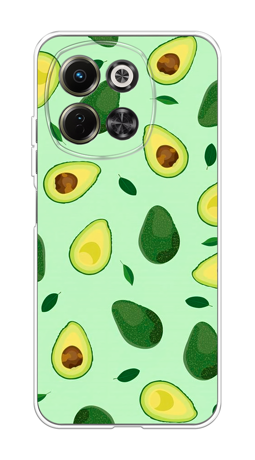 

Чехол на Tecno Spark 30 5G "Blue avocado", Коричневый;зеленый, 309750-1