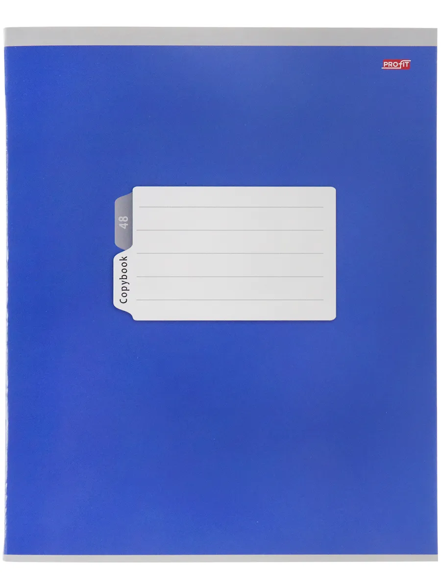 

Тетрадь Profit линия 48л синяя классика цветная мелованная обложка, 10 штук, Т-09/48-0226