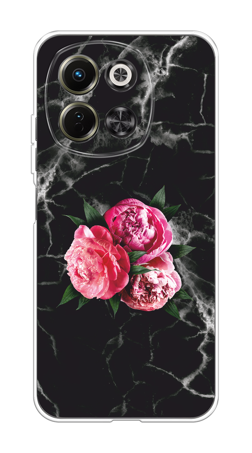 

Чехол на Tecno Spark 30 5G "Букет на черном мраморе", Черный;серый;розовый;зеленый;белый, 309750-1