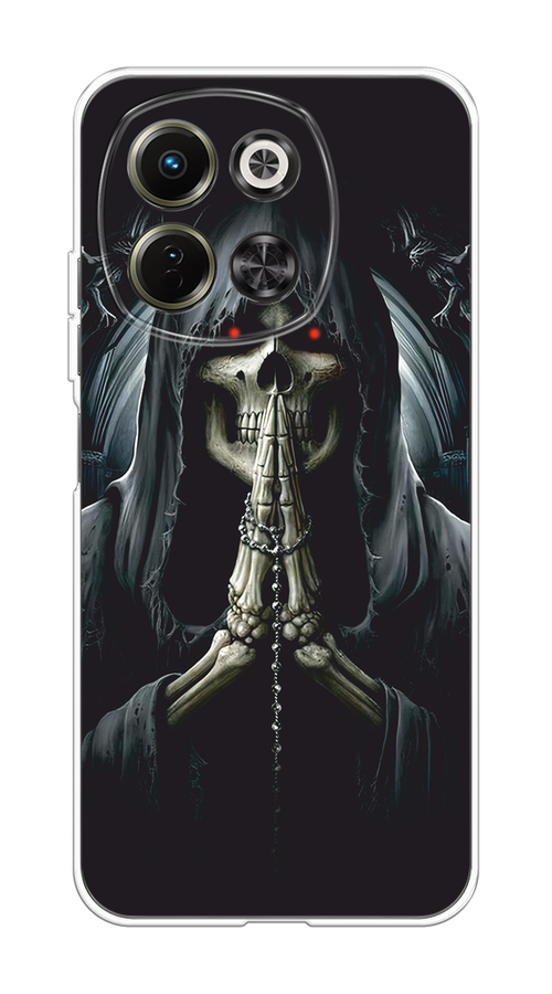

Чехол на Tecno Spark 30 5G "Молитва", Серый, 309750-1