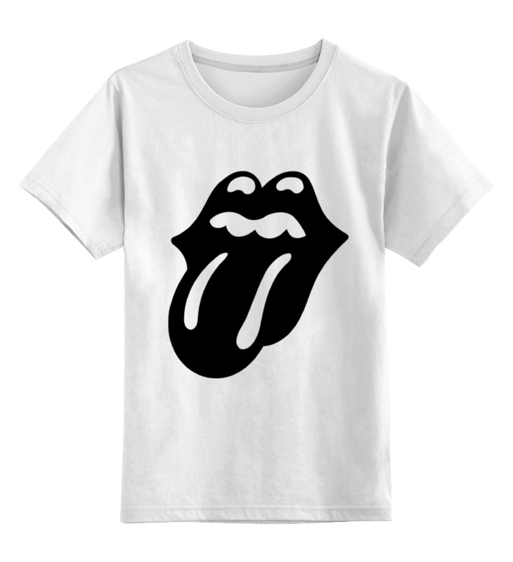 

Футболка детская Printio Rolling stones (black) цв. белый р. 152, Rolling stones (black)