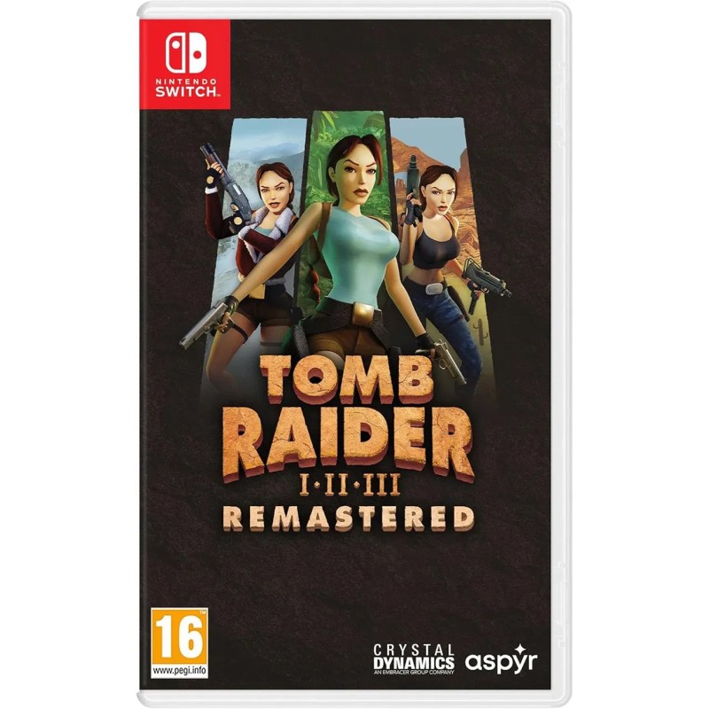 Игра Tomb Raider I-III Remastered (Nintendo Switch, русские субтитры)