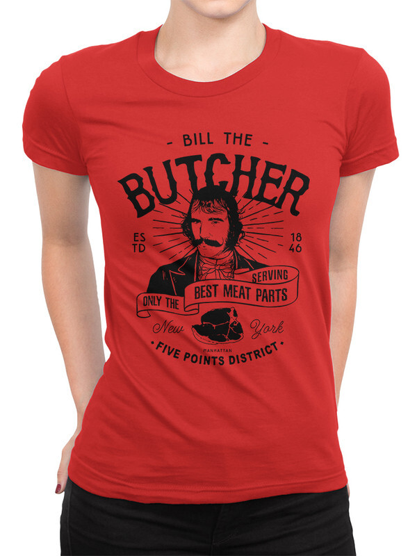 

Футболка женская Dream Shirts Банды Нью-Йорка - Билл Мясник красная L, Банды Нью-Йорка - Билл Мясник