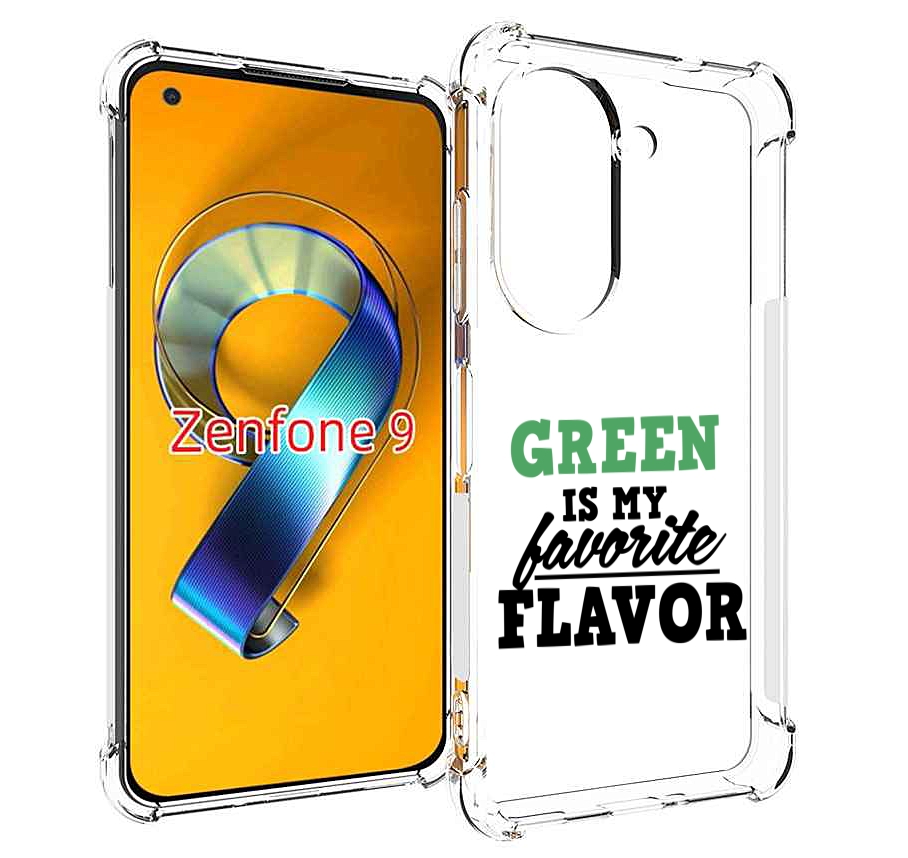 

Чехол MyPads Зеленый-фаворит для Asus Zenfone 9 (AI2202), Прозрачный, Tocco