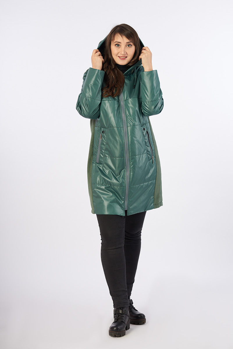 фото Куртка женская wiko лея зеленая 54 eu