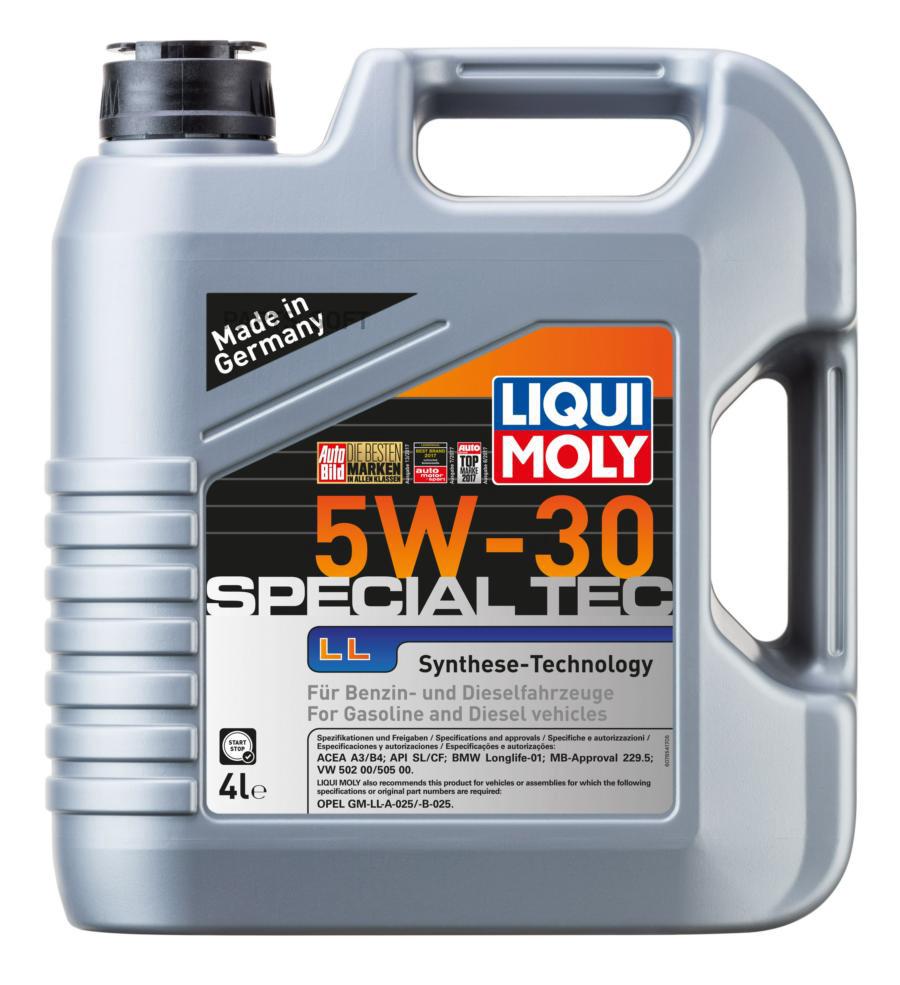 Моторное масло LIQUI MOLY Leichtlauf Special LL 5W30 4л 100046526218