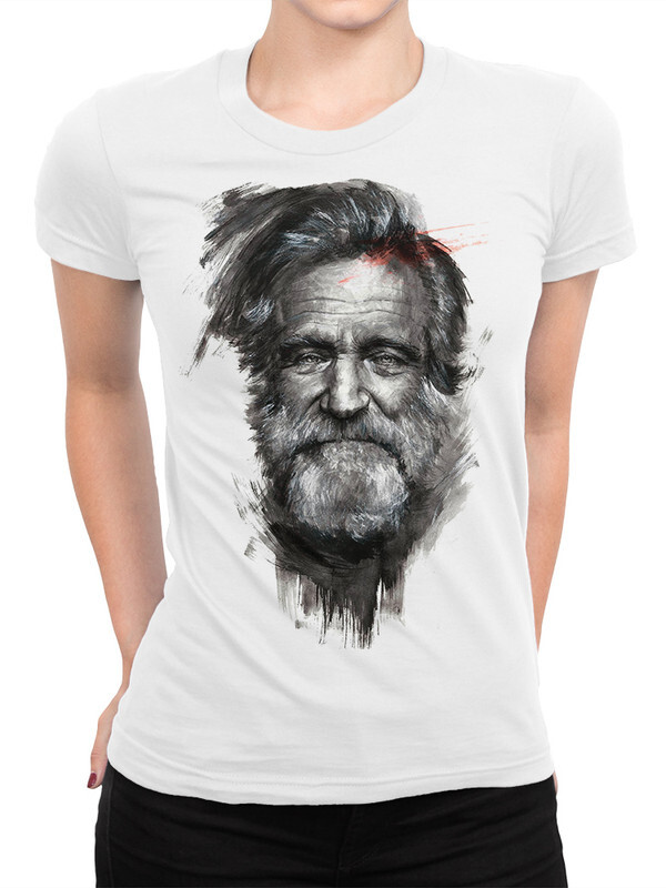 

Футболка женская Dream Shirts Робин Уильямс белая XS, Робин Уильямс