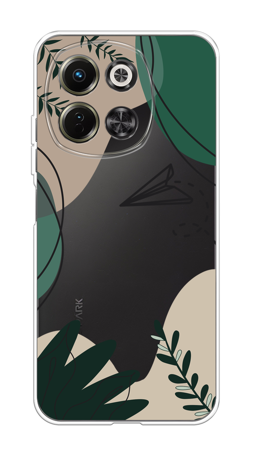 

Чехол на Tecno Spark 30 5G "Secret Garden", Зеленый;бежевый;черный, 309750-1