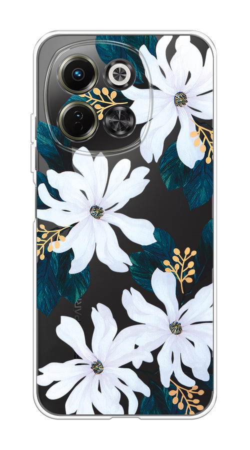 

Чехол на Tecno Spark 30 5G "Delilah Flower", Зеленый;белый, 309750-1