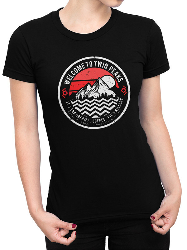 

Футболка женская Dream Shirts Твин Пикс - Twin Peaks черная 2XL, Черный, Твин Пикс - Twin Peaks