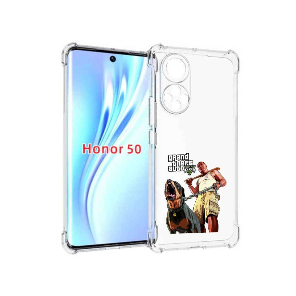 

Чехол бампер MyPads GTA грозная собака для Honor 50., Прозрачный, Tocco