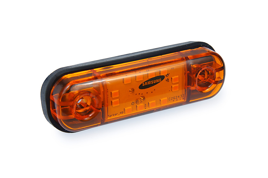 

Габарит светодиодный Желтый бегущий огонь MINI 12 LED маркерный 12-24В
