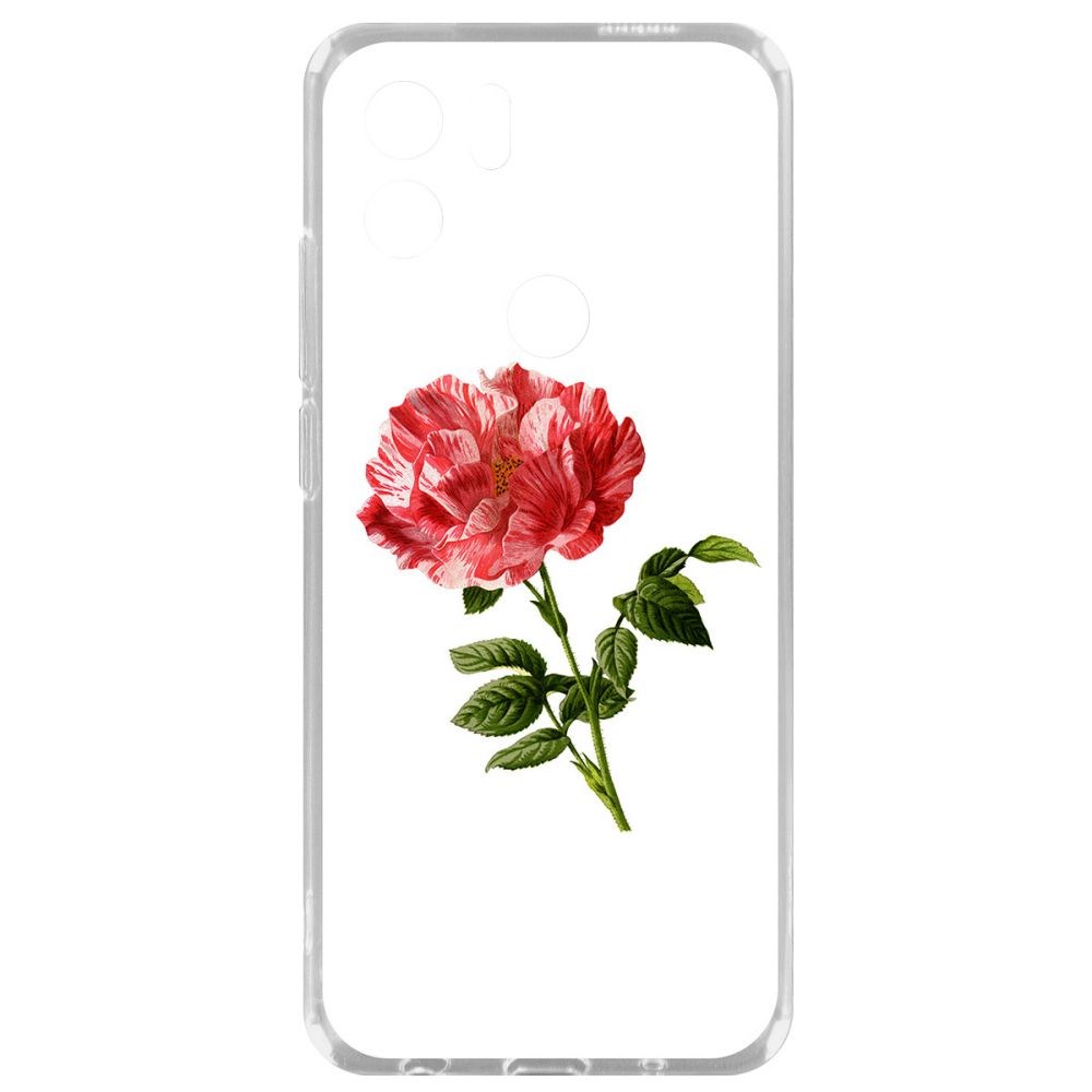 

Чехол Рисованная роза для Xiaomi Redmi A1+, Прозрачный