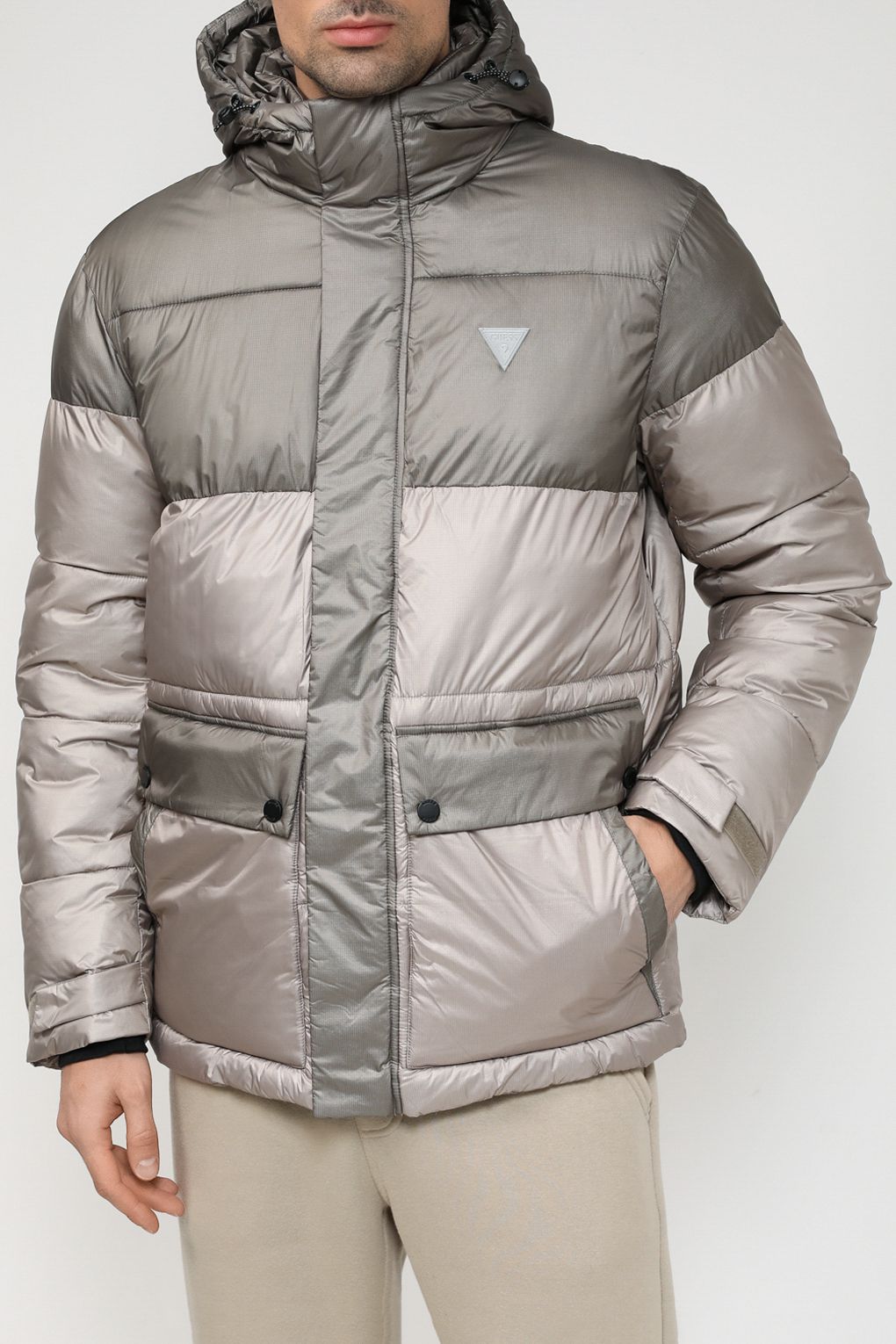 

Куртка мужская Guess Z3BL02 WFQ80 зеленая 2XL, Зеленый, Z3BL02 WFQ80