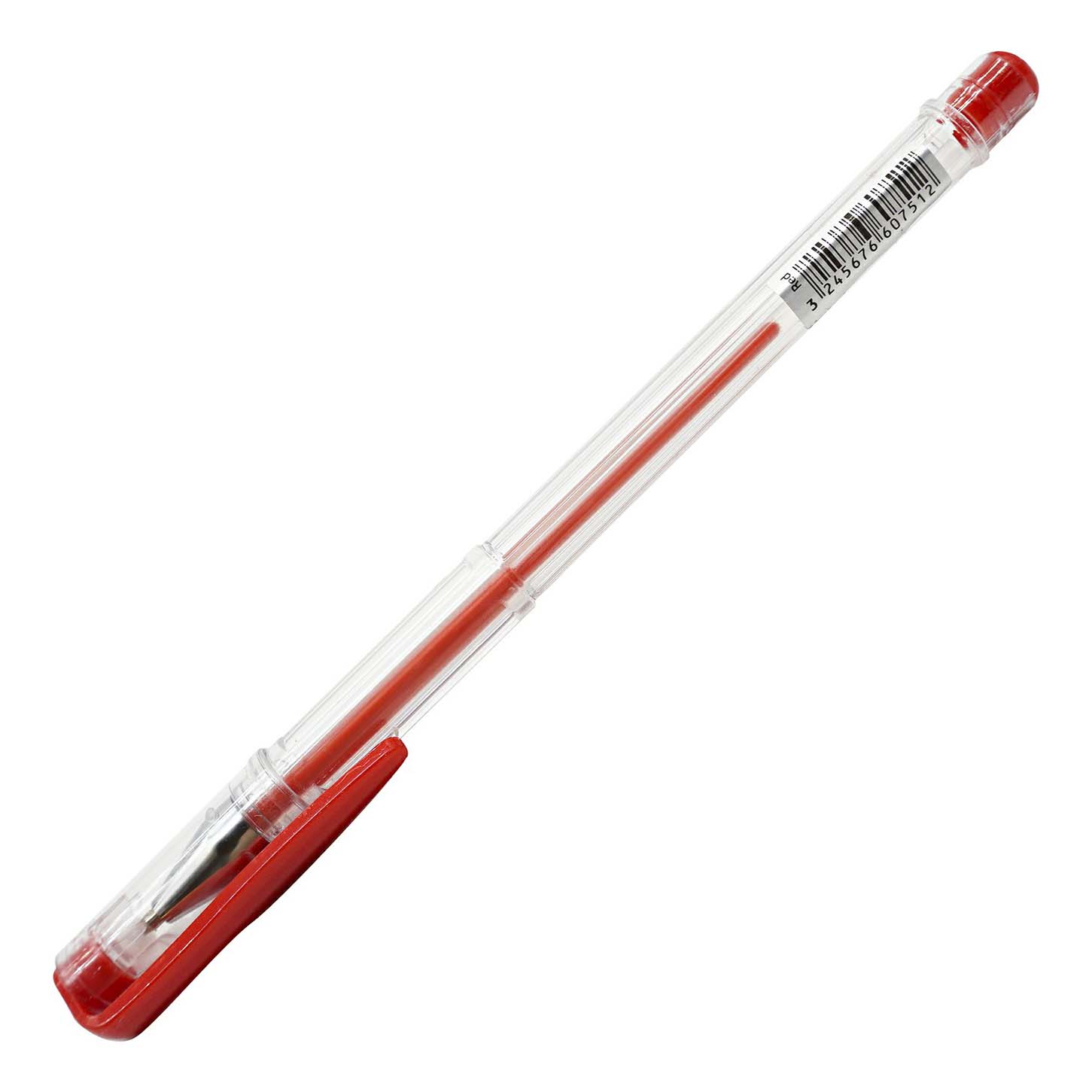 Ручка гелевая Каждый день красная 0,6 мм