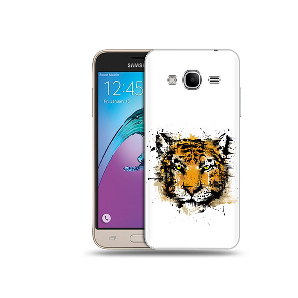 

Чехол MyPads Tocco для Samsung Galaxy J3 (2016) тигруля (PT29089.580.643), Прозрачный, Tocco