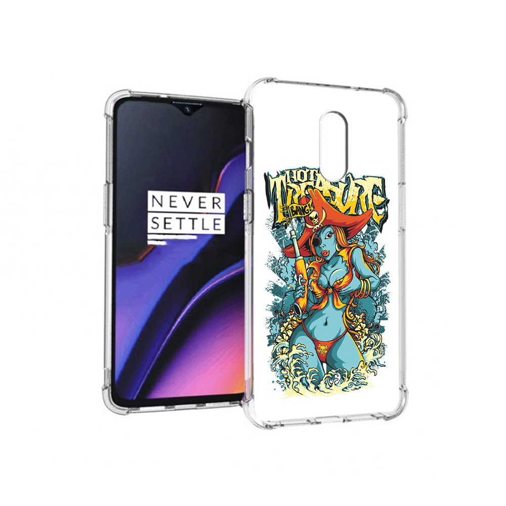 

Чехол MyPads Tocco для OnePlus 7 нарисованная синяя девушка комикс (PT227043.140.504), Прозрачный, Tocco