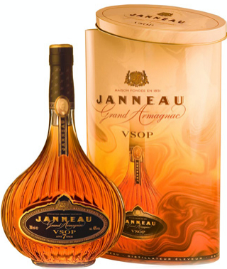 Коньяк Janneau VSOP Grand Armagnac в металлической упаковке