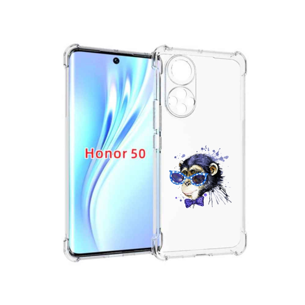 

Чехол бампер MyPads акварельная обезьяна для Honor 50., Прозрачный, Tocco