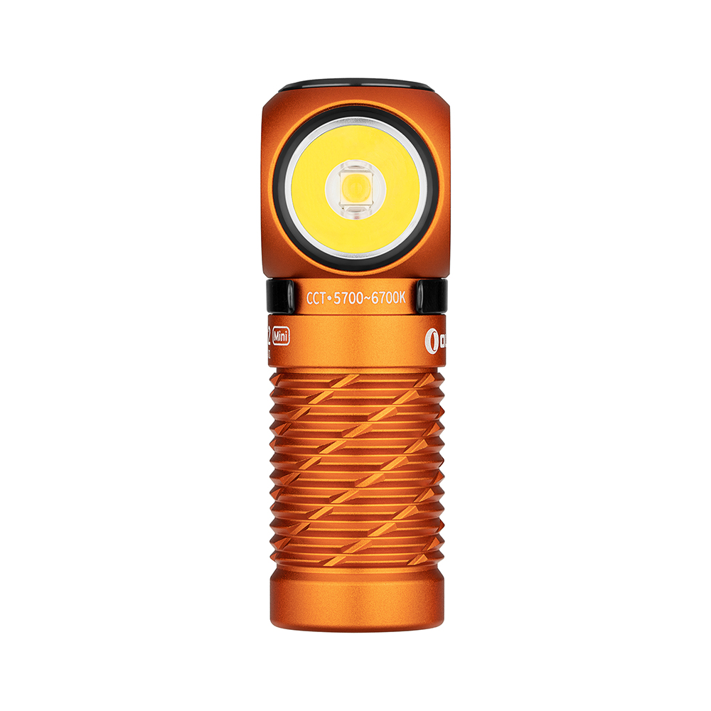 фото Фонарь olight perun 2 mini orange, 1 х 16340, osram p9/red, 150 метров, 1100 люмен