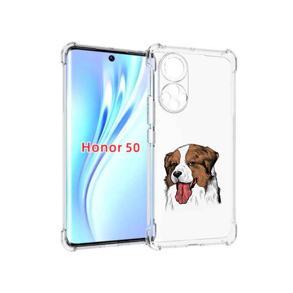 

Чехол бампер MyPads бетховен для Honor 50., Прозрачный, Tocco