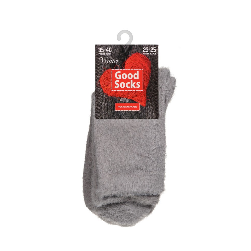 Носки женские Good Socks GSWpl серые 23-25