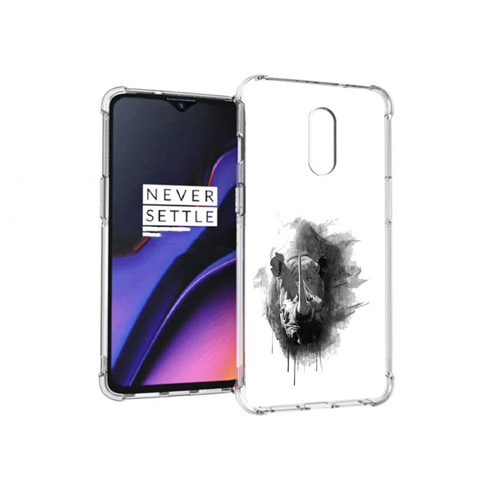 

Чехол MyPads Tocco для OnePlus 7 носорог (PT227043.140.523), Прозрачный, Tocco