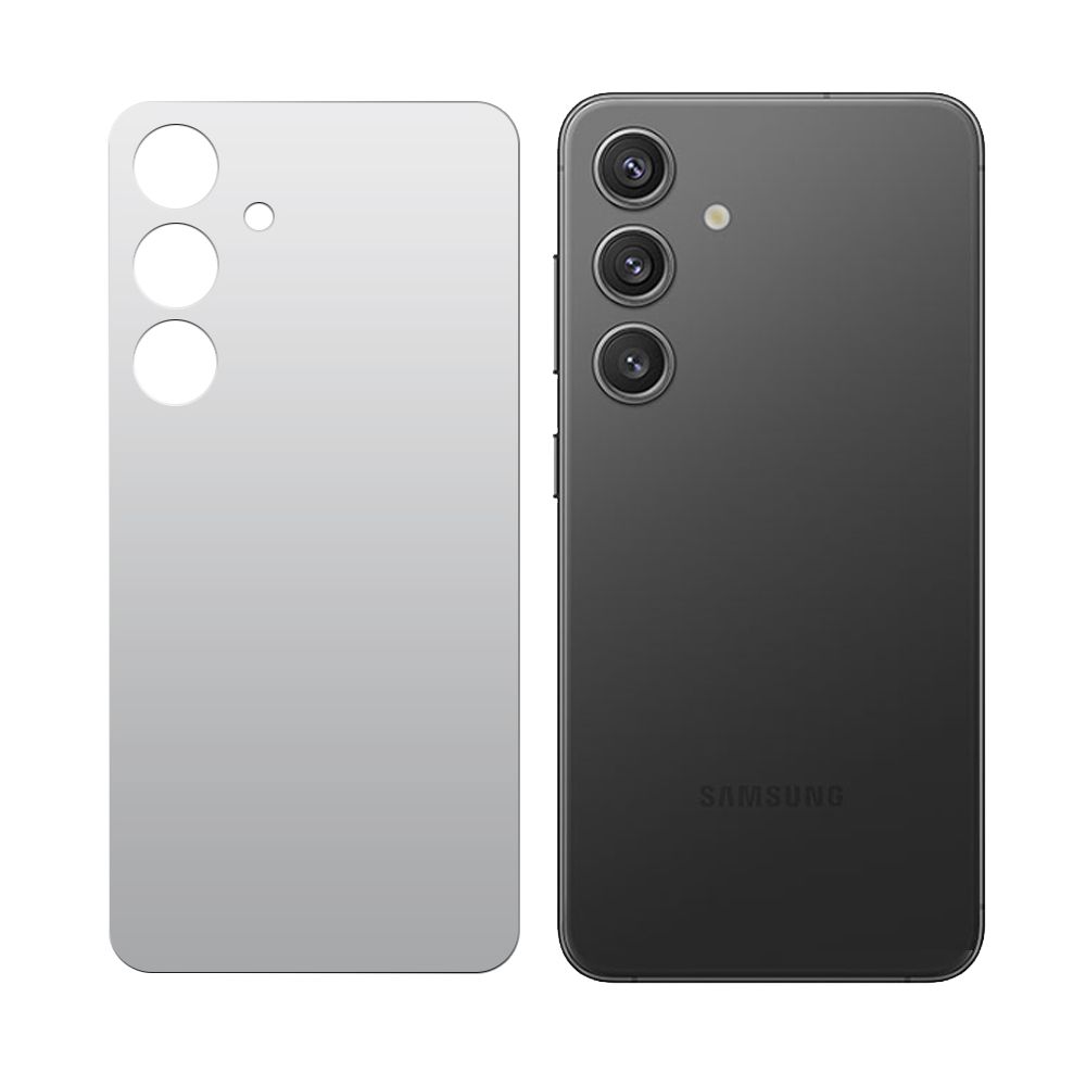

Стекло защитное гибридное МАТОВОЕ Krutoff для Samsung Galaxy S24 задняя сторона