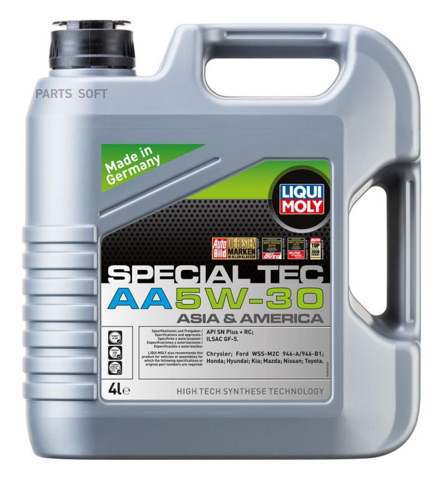 

Моторное масло LIQUI MOLY синтетическое Leichtlauf Special AA 5W30 4л