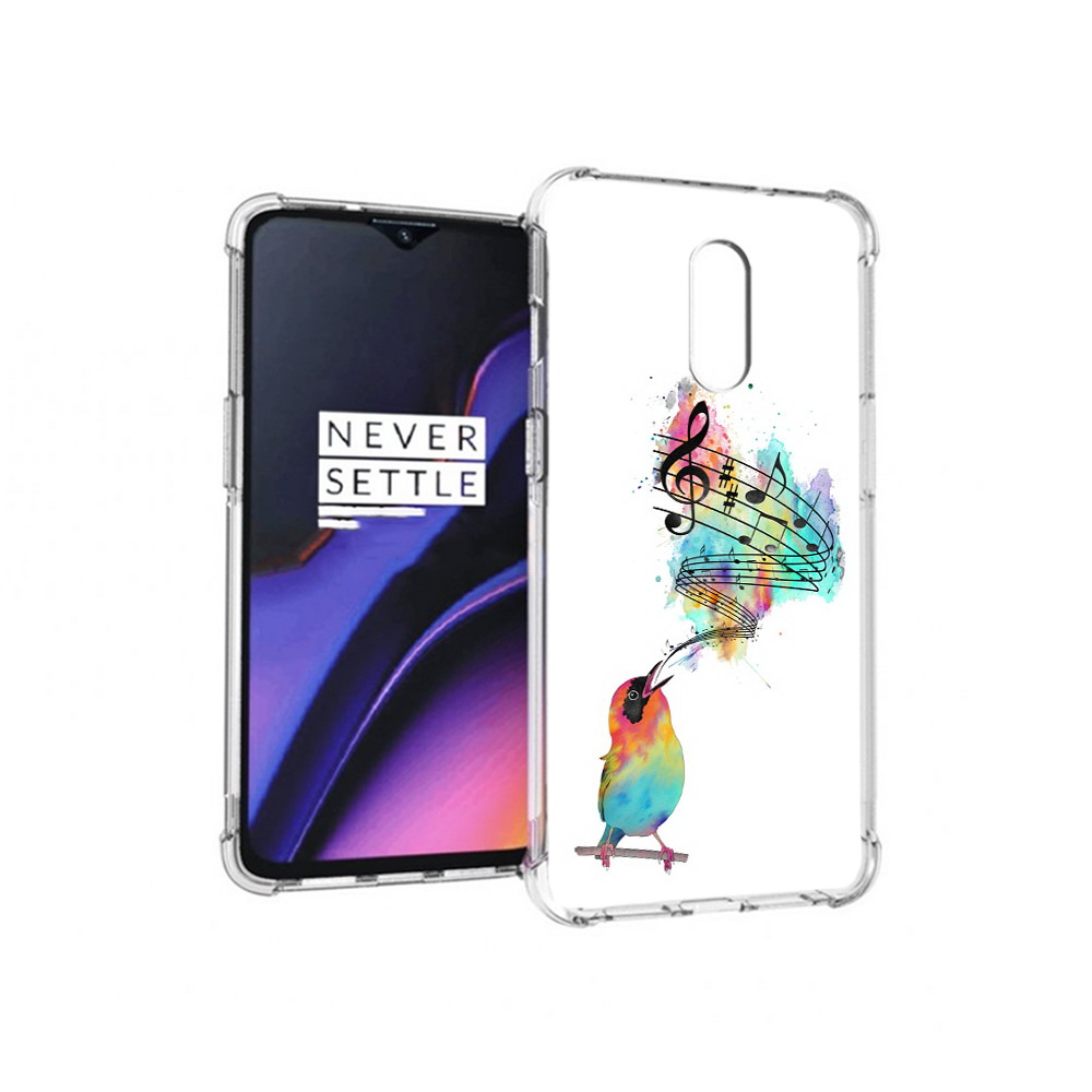 

Чехол MyPads Tocco для OnePlus 7 певчая птичка (PT227043.140.536), Прозрачный, Tocco