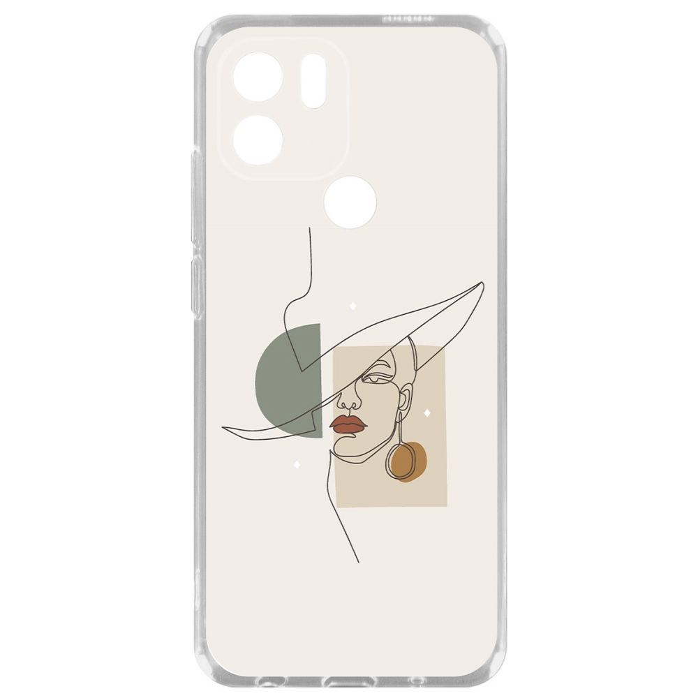 

Чехол Стиль для Xiaomi Redmi A1+, Прозрачный