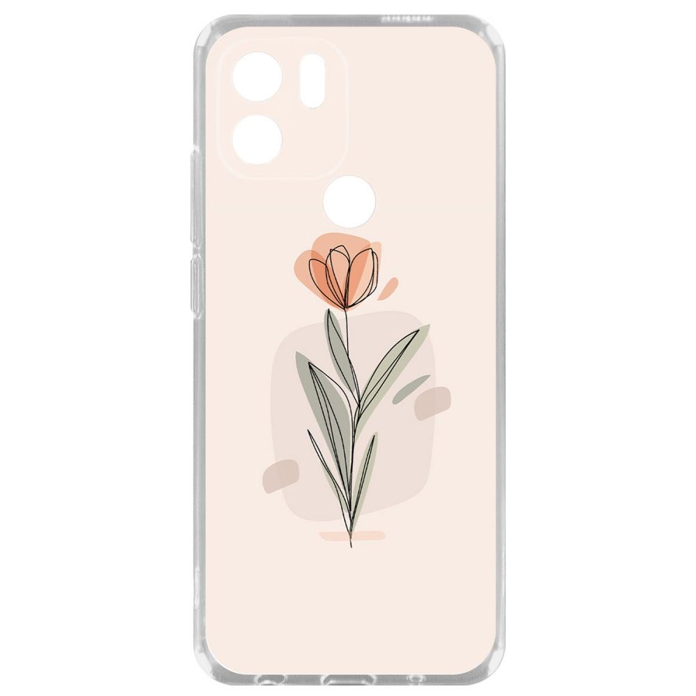 

Чехол Тюльпан для Xiaomi Redmi A1+, Прозрачный