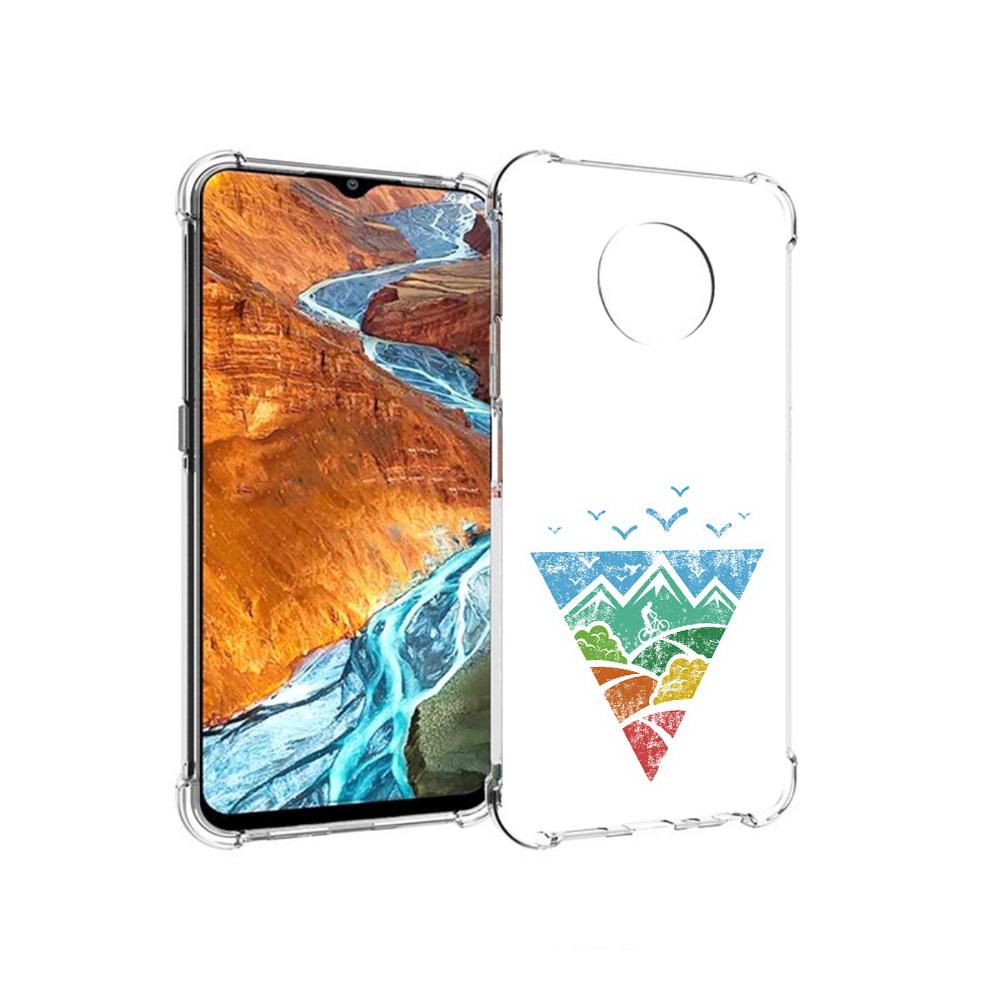 

Чехол MyPads Tocco для Nokia G300 Лес земля море чайки (PT224563.108.105), Прозрачный, Tocco