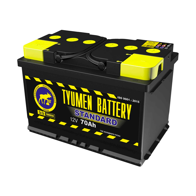 фото Аккумулятор легковой tyumen battery standard 70 а/ч 590а обратная полярность