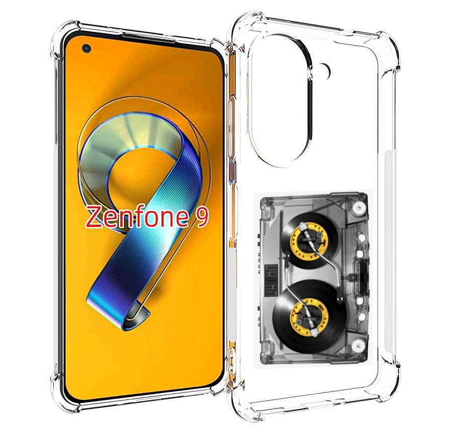 Чехол MyPads Кассета музыкальная для Asus Zenfone 9 (AI2202)