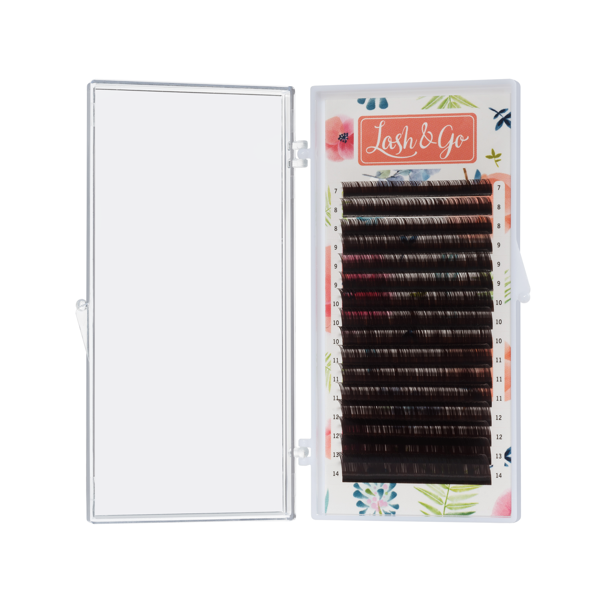 

Ресницы на ленте Lash&Go Эспрессо 16 линий C 0,12/ 10 mm, Коричневый, LL612505