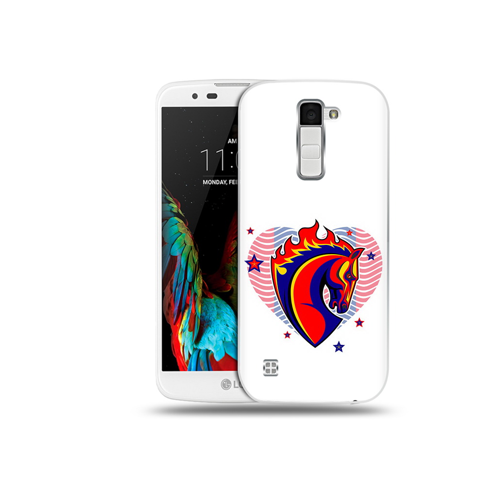 

Чехол MyPads Tocco для LG K10 ФК ЦСЛ Лошадь (PT30014.80.180), Прозрачный, Tocco