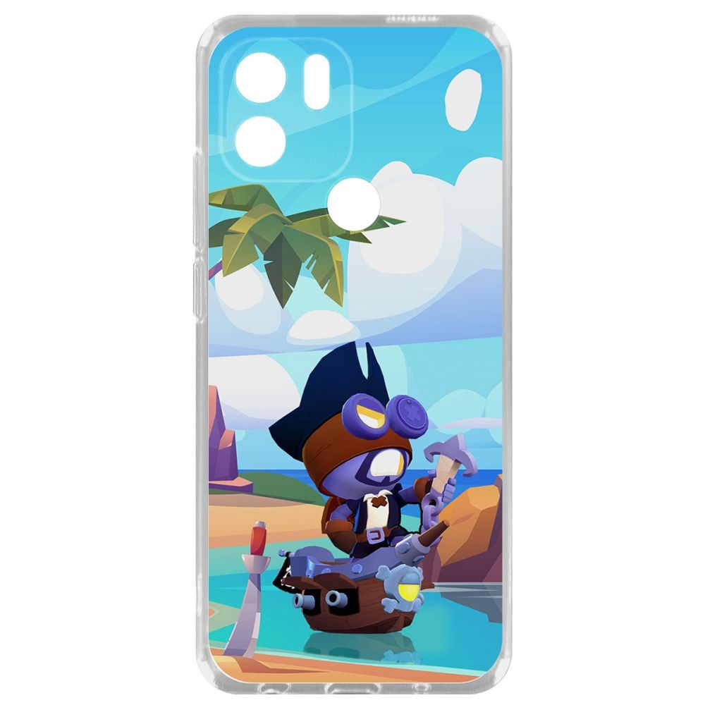 

Чехол Brawl Stars-Темный Корсар Карл для Xiaomi Redmi A1+, Прозрачный