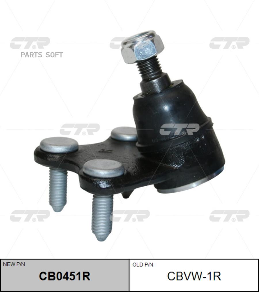 

Опора шаровая CTR CB0451R (CBVW-1R)