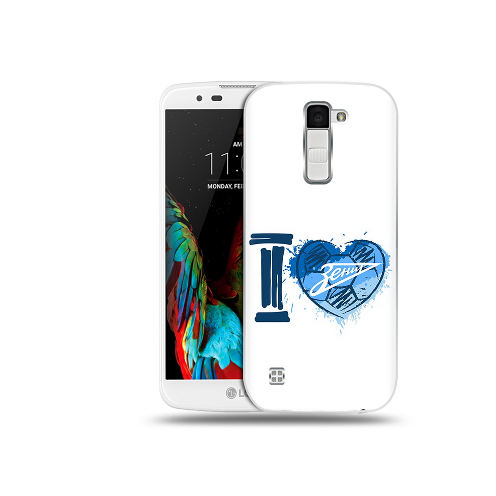 

Чехол MyPads Tocco для LG K10 ФК я люблю зенит (PT30014.80.186), Прозрачный, Tocco