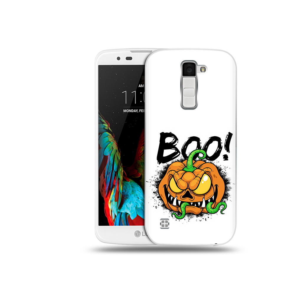 

Чехол MyPads Tocco для LG K10 Хэллоуин бу (PT30014.80.193), Прозрачный, Tocco