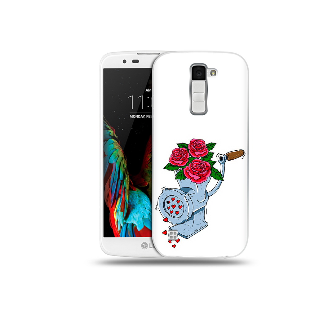 

Чехол MyPads Tocco для LG K10 Цветочные сердца (PT30014.80.199), Прозрачный, Tocco