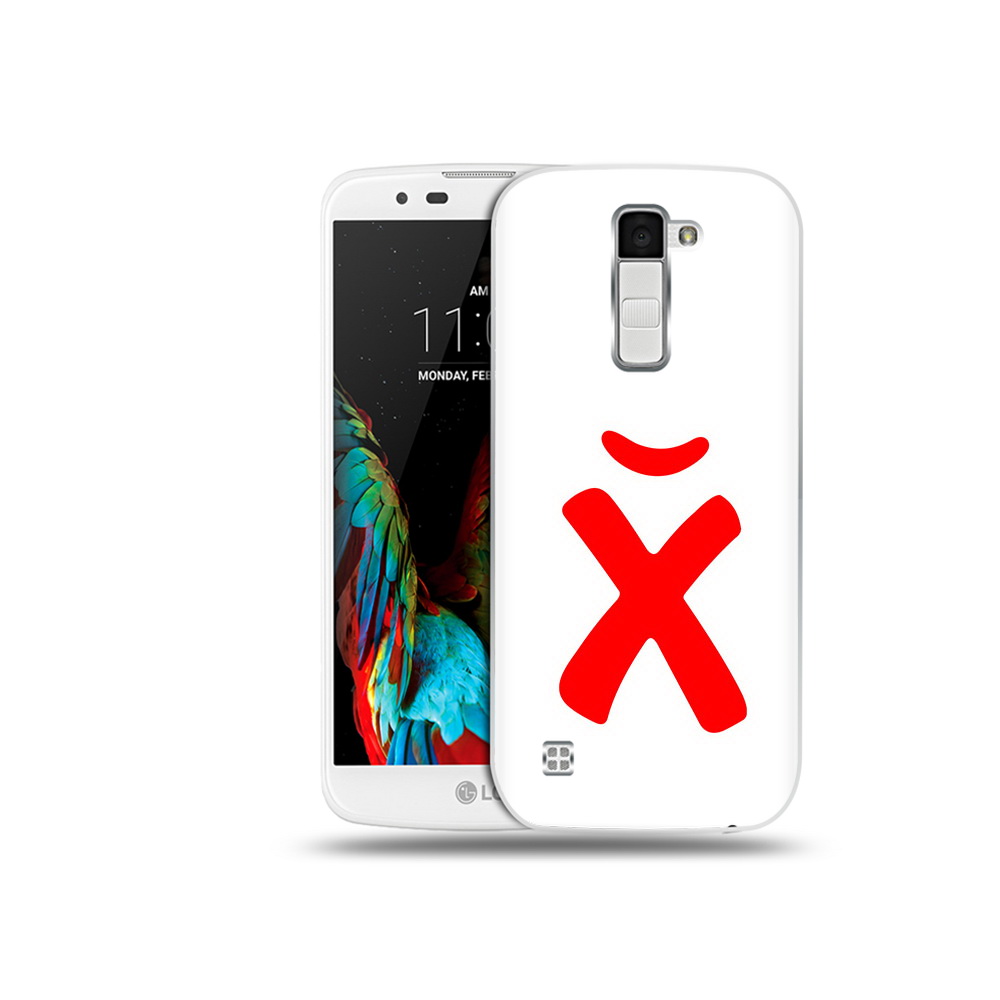 

Чехол MyPads Tocco для LG K10 абстракция буква х (PT30014.80.209), Прозрачный, Tocco