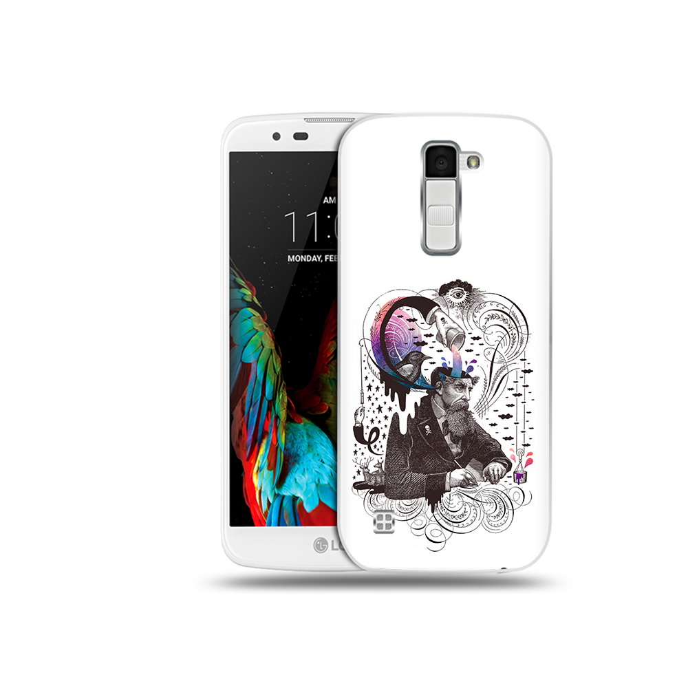 

Чехол MyPads Tocco для LG K10 абстракция думающий мужчина (PT30014.80.210), Прозрачный, Tocco