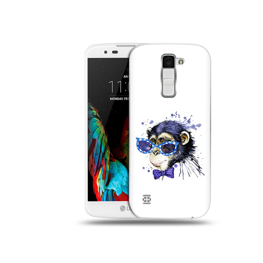 

Чехол MyPads Tocco для LG K10 акварельная обезьяна (PT30014.80.216), Прозрачный, Tocco