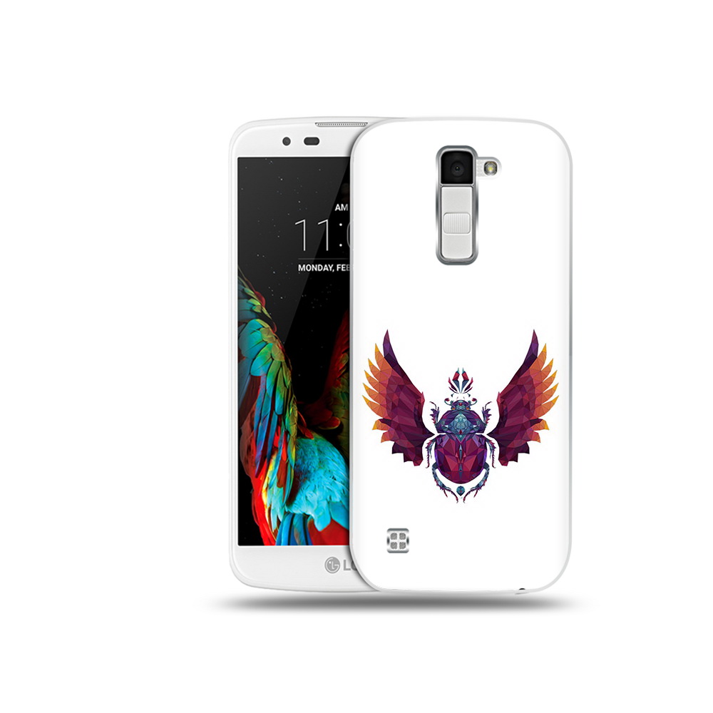 

Чехол MyPads Tocco для LG K10 алмазный скоробей (PT30014.80.219), Прозрачный, Tocco