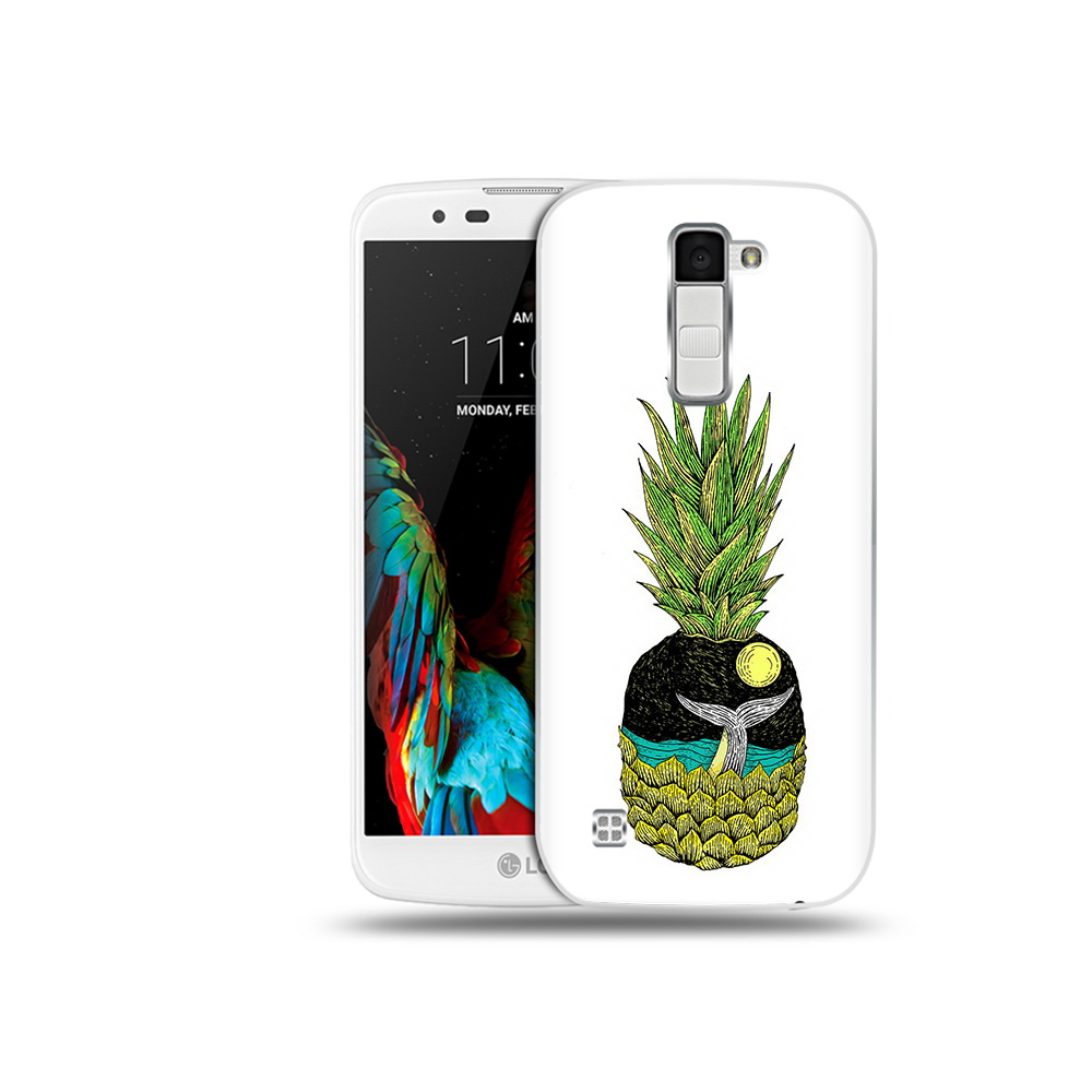 

Чехол MyPads Tocco для LG K10 ананас с китом (PT30014.80.220), Прозрачный, Tocco