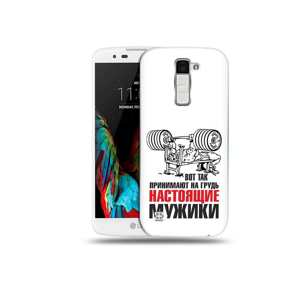 

Чехол MyPads Tocco для LG K10 бодибилдинг для мужиков (PT30014.80.233), Прозрачный, Tocco