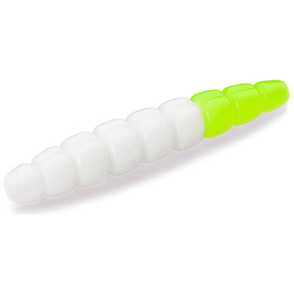 

Силиконовая приманка FishUp Morio 1.2" (12шт в уп.) #131 - White/Hot Chartreuse, Morio